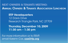Next RTP Owners and Tenants Meeting